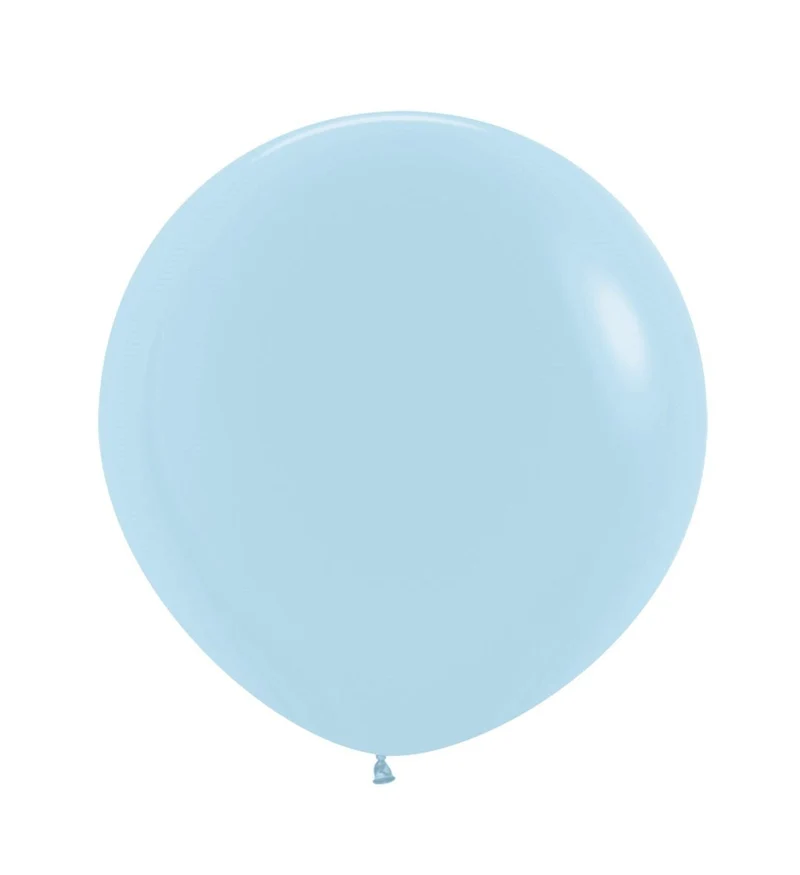 Hellblaue Ballons 61cm 3Stück