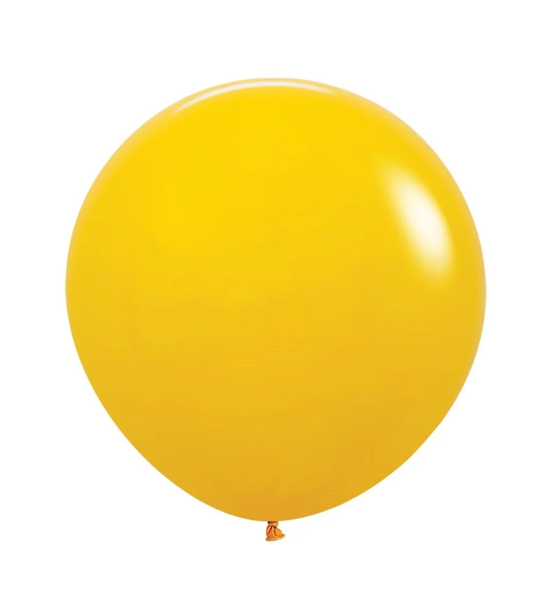 Gelbe Luftballons Honig 61cm 3Stück