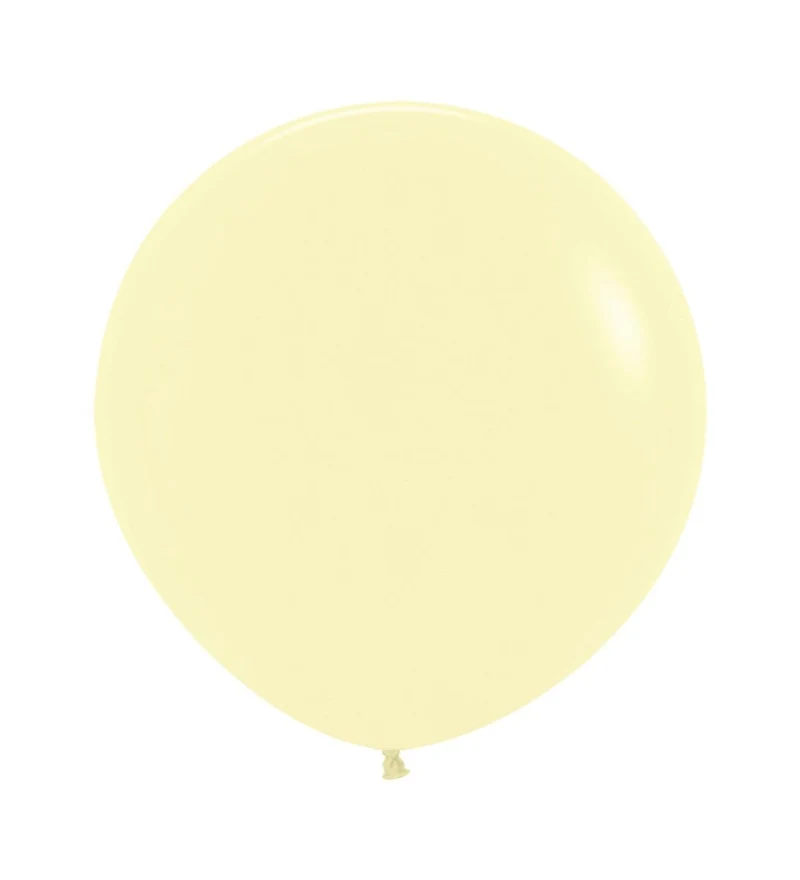 Hellgelbe Ballons 61cm 3Stück