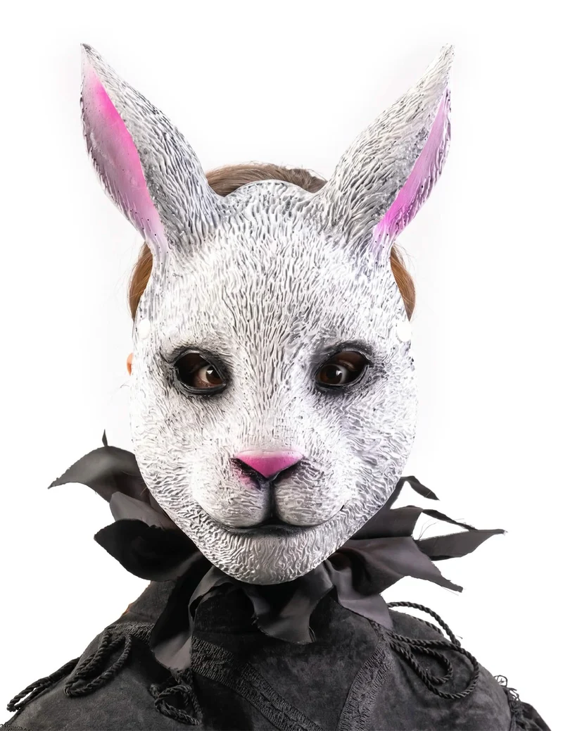 Hasen-Maske aus Latex für Erwachsene