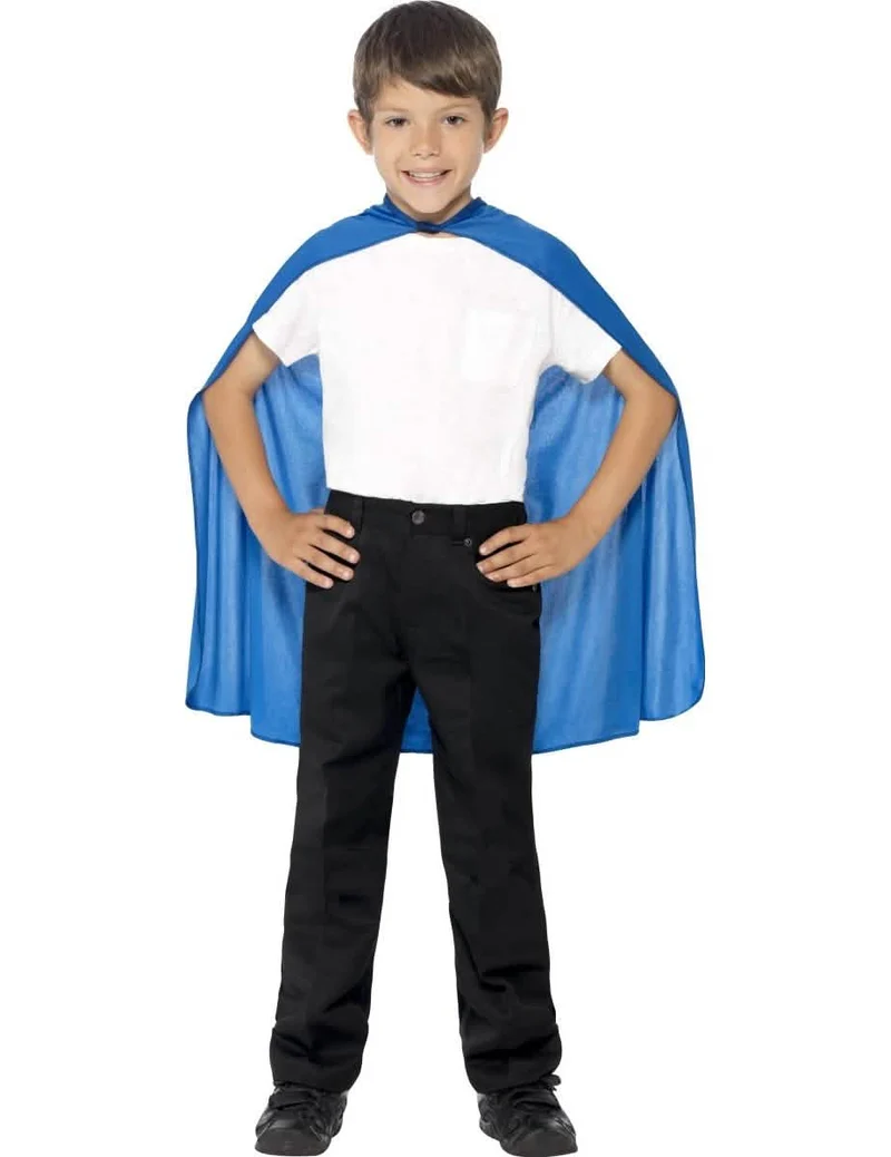 Blauer Umhang für Kinder