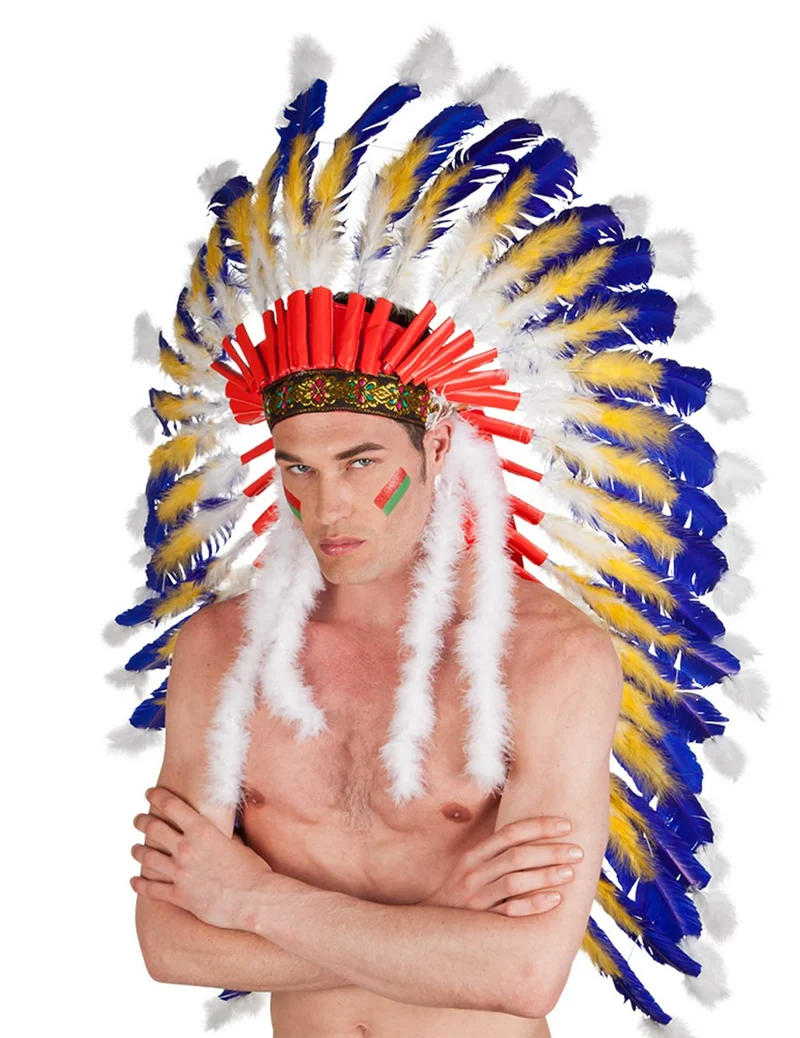 Indianer-Häuptling Kopfschmuck für Erwachsene