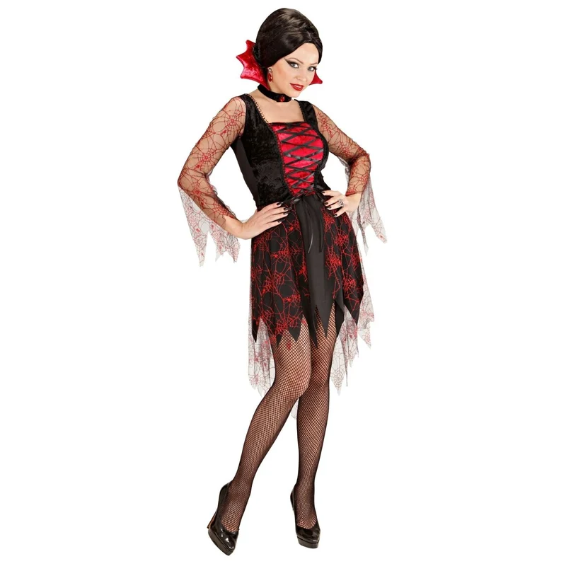 Vampir Kostüm Damen Spnnenweb