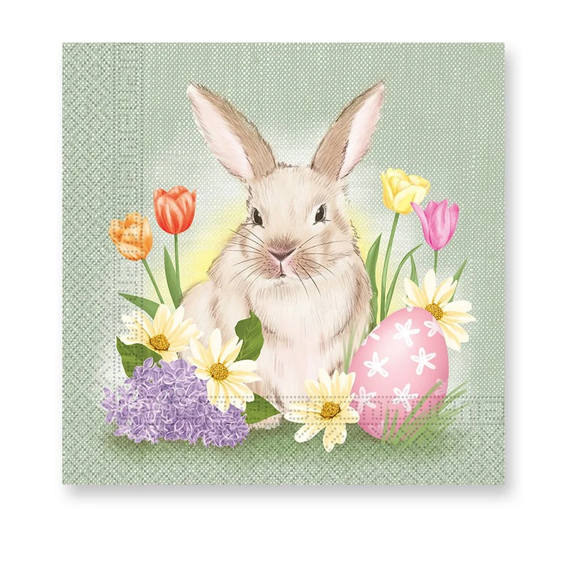 Ostern Servietten Kaninchen 33cm 20Stück
