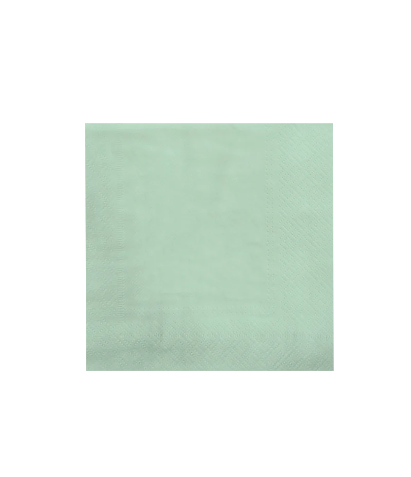 Grüne Servietten Pastell 16,5cm 8Stk