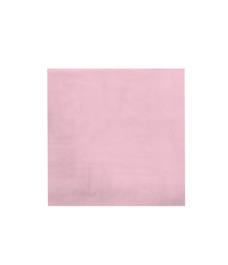 Hellrosa Servietten Pastell 16,5cm 8Stk