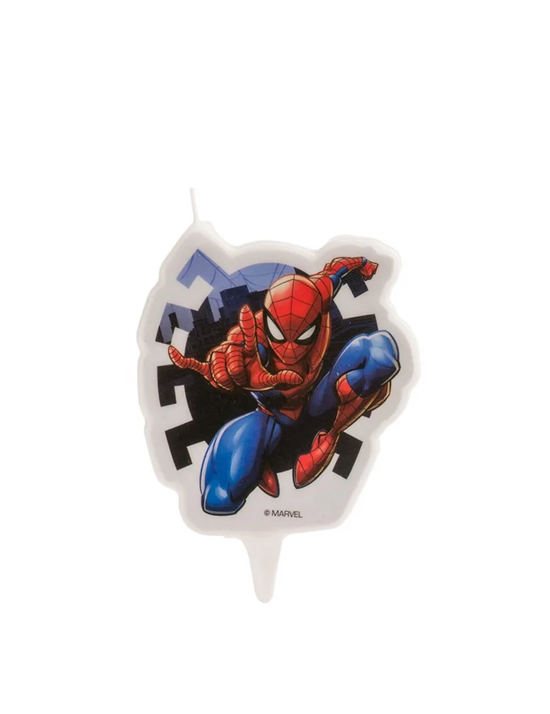 Geburtstagskerze Spiderman™ 7,5 cm