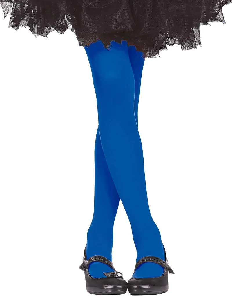 Kinder-Strumpfhose Karneval-Kostümzubehör blau