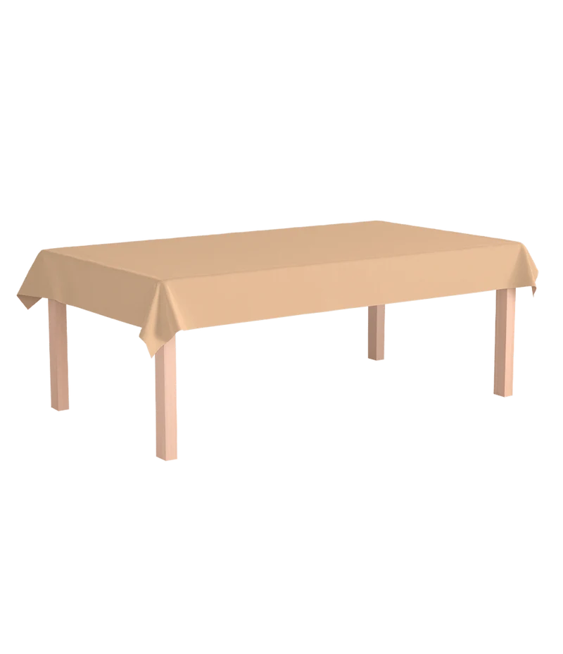 Orange Tischdecke Pastell 2.74m