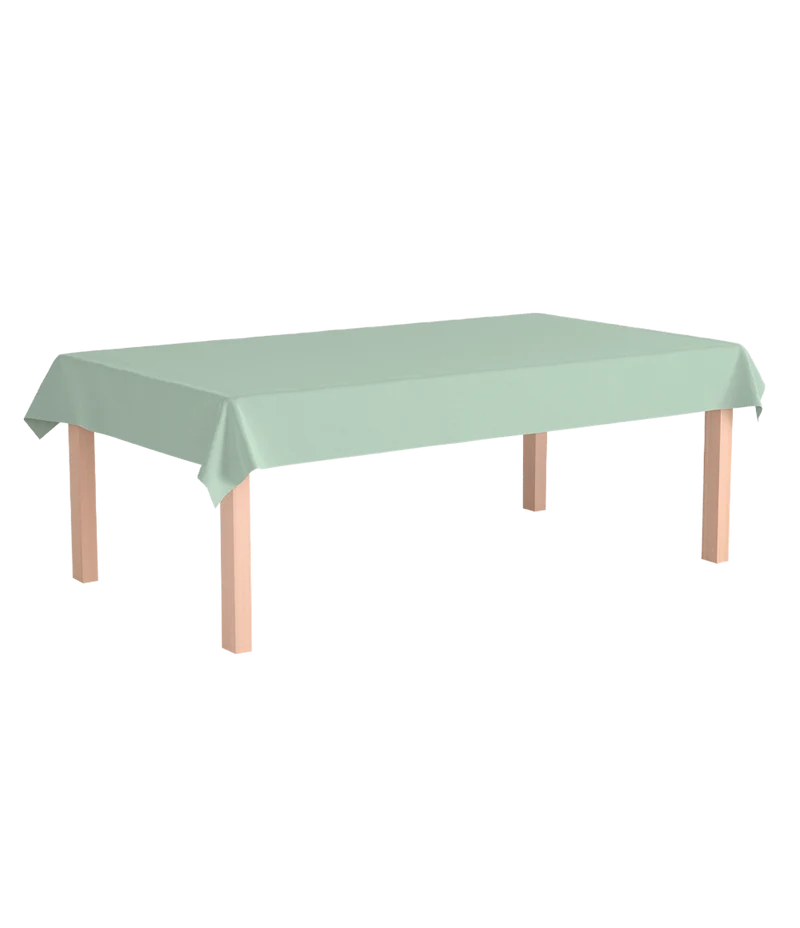 Grünes Tischtuch Pastell 2.74m