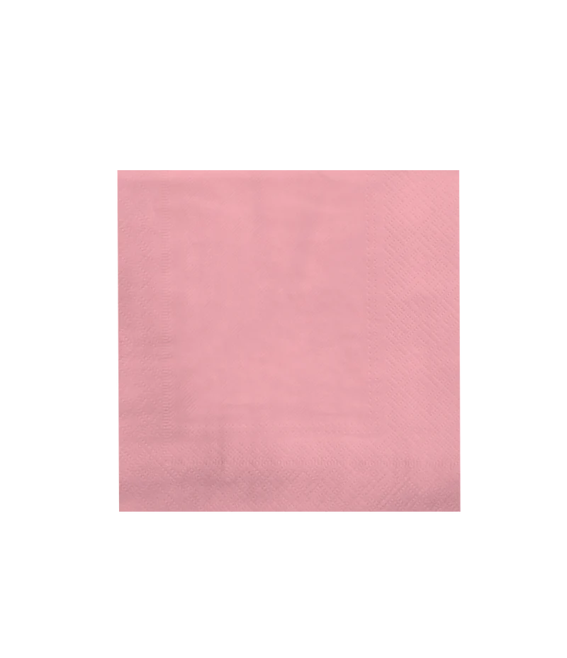 Rosa Servietten Pastell 16,5cm 8Stk
