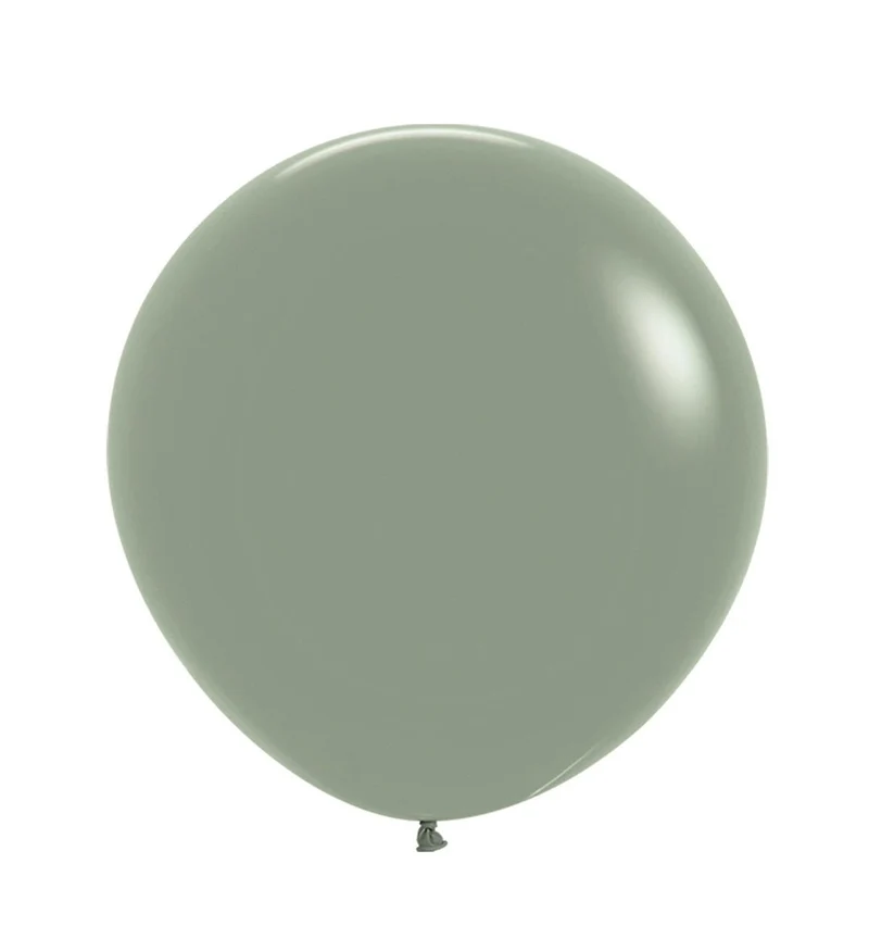 Grüne Luftballons Pastell 61cm 3Stück