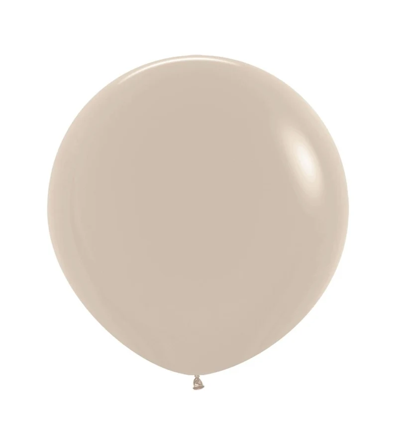 Beige Luftballons 61cm 3Stück