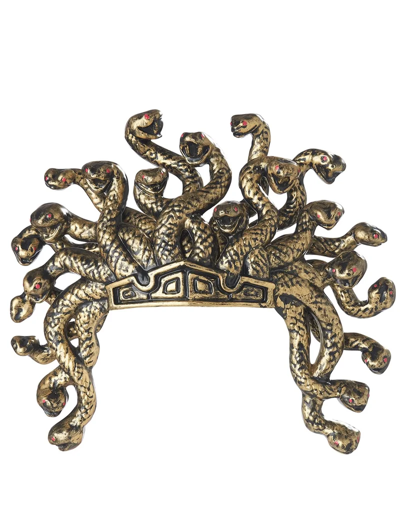 Schlangen-Krone Medusa-Haarschmuck gold