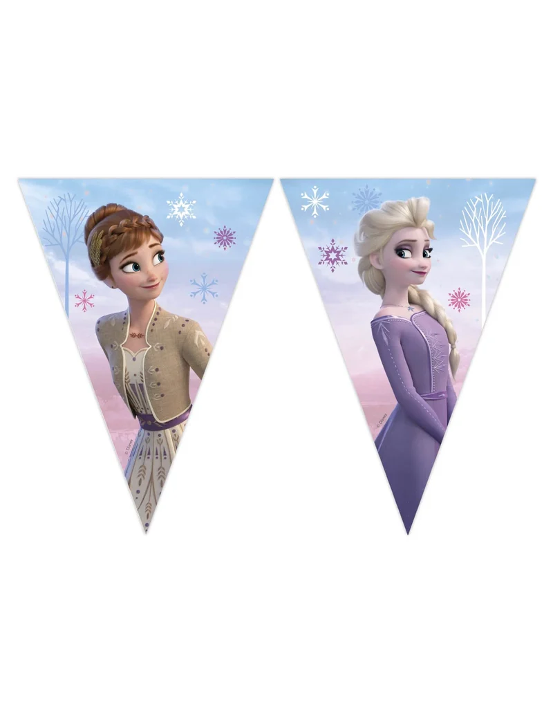 Frozen™ Wimpelgirlande aus Papier, 2,3 m