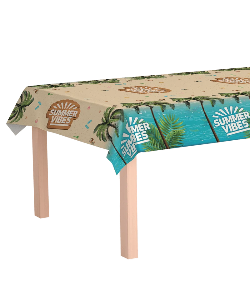 Bunte Tischdecke Summer Vibes 2.74m