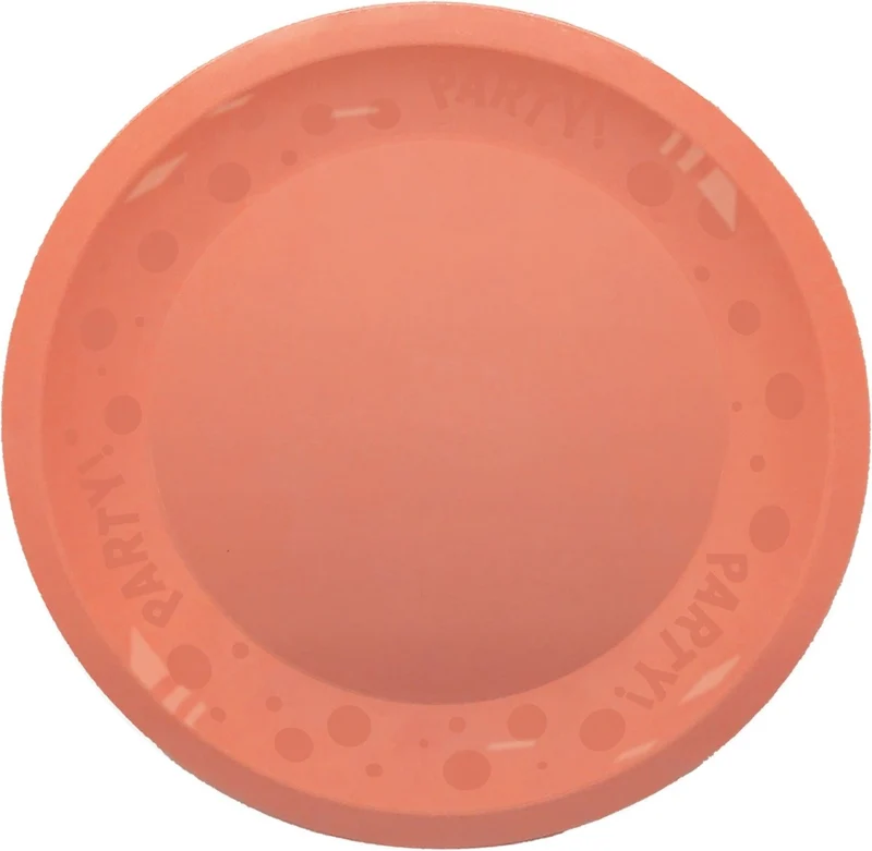 Party Teller Orange Pastell 21cm
