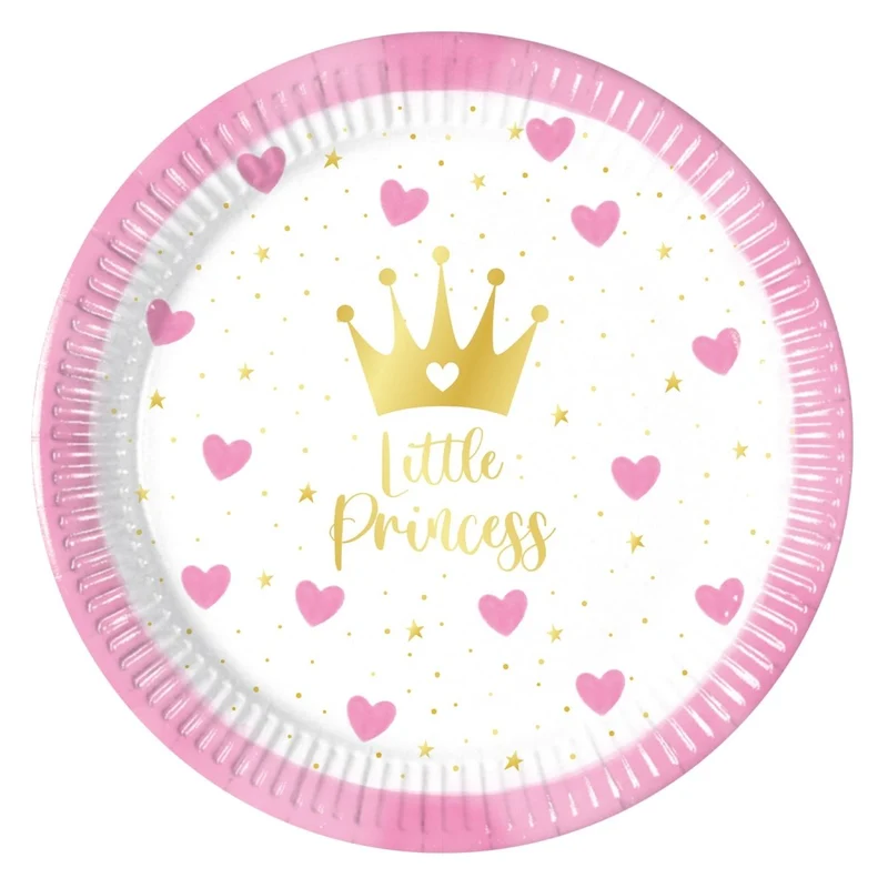 Herzteller Kleine Prinzessin 20cm 8 Stk