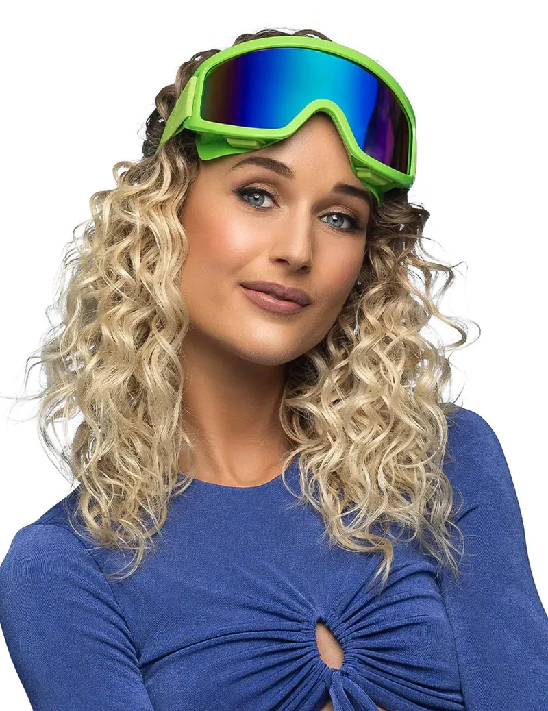 Skibrille Erwachsene grün