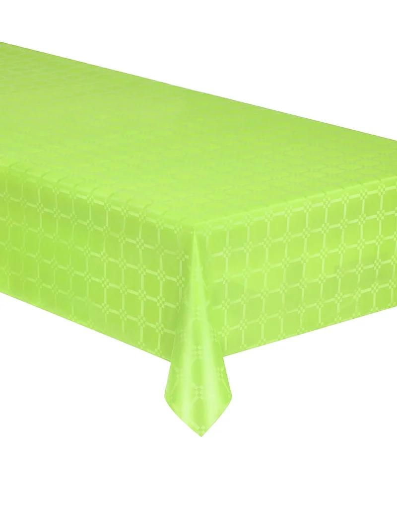 Damastpapier-Tischdecke auf Rolle, limettengrün, 1,2 x 6 m