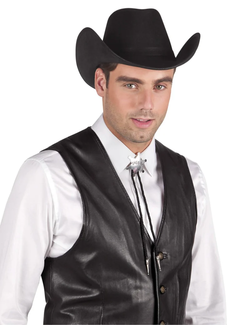 Sheriff Kette für Erwachsene silber
