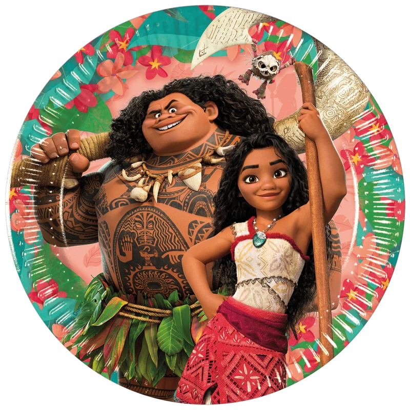 Moana Teller 20cm 8Stk