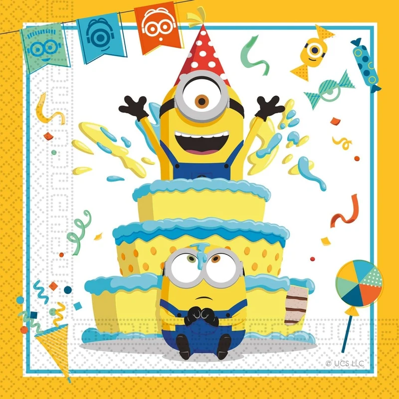 Minions Servietten 33cm 20Stück