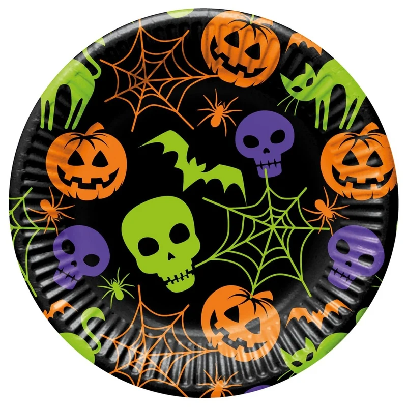 Halloween Teller 23cm 8Stk