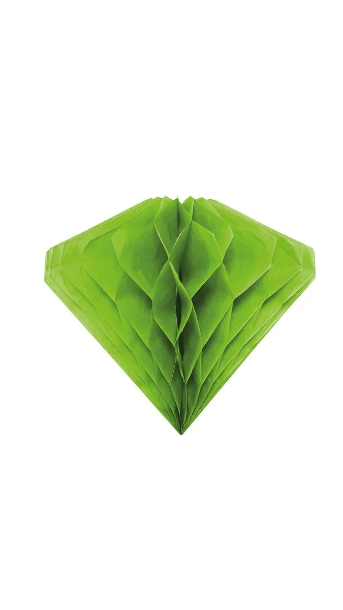 Diamant Wabe Grün 20cm