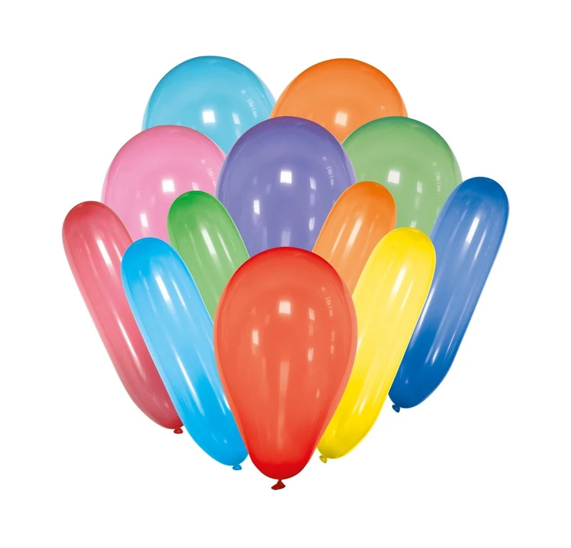 Bunte Ballons Verschiedene Formen Leer 30Stk