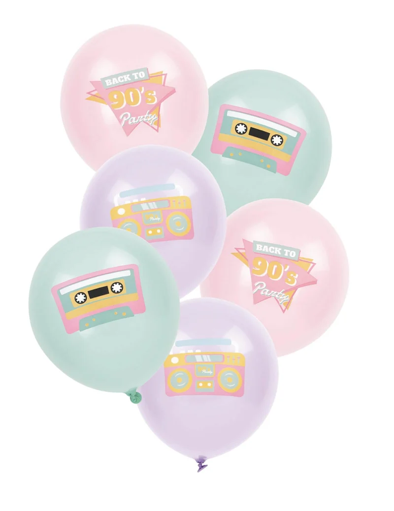 90er Jahre Latexballons