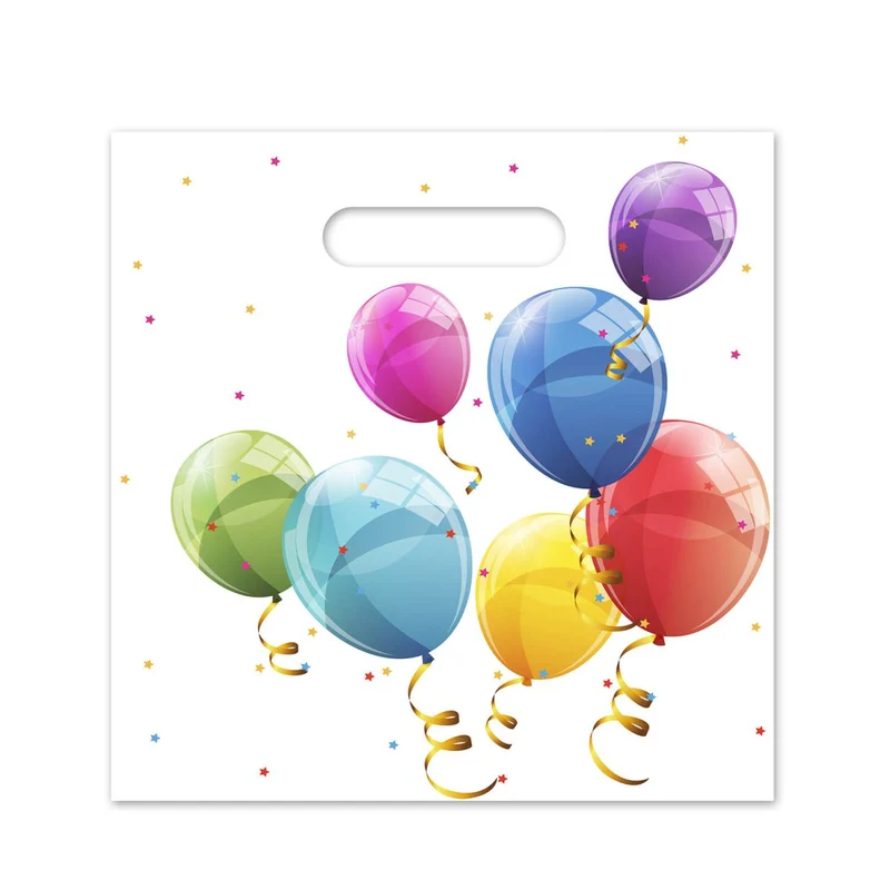 Bunte Sharing Bags Luftballons 17cm 4 Stk