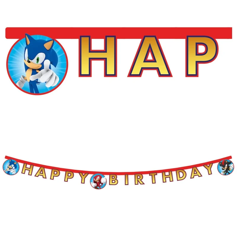 Alles Gute zum Geburtstag Letterslinger Sonic 2m