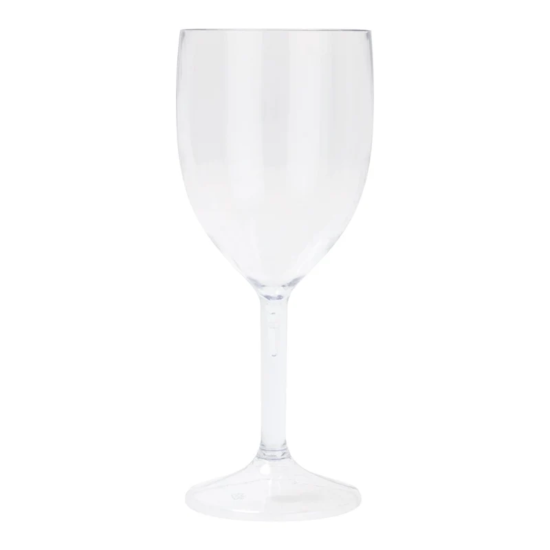 Transparentes Weinglas Kunststoff 300ml 2Stk