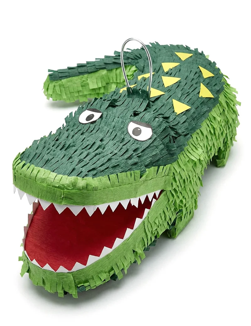 Krokodil-Piñata 45 x 33 cm