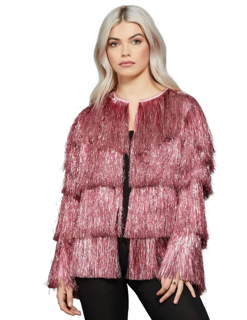 Festivaljacke rosa für Damen