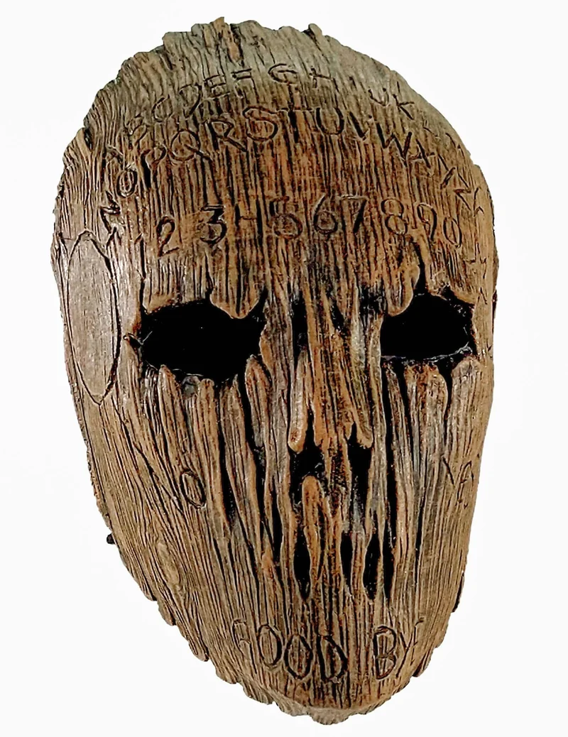Spirituelle Ouija-Maske für Erwachsene braun