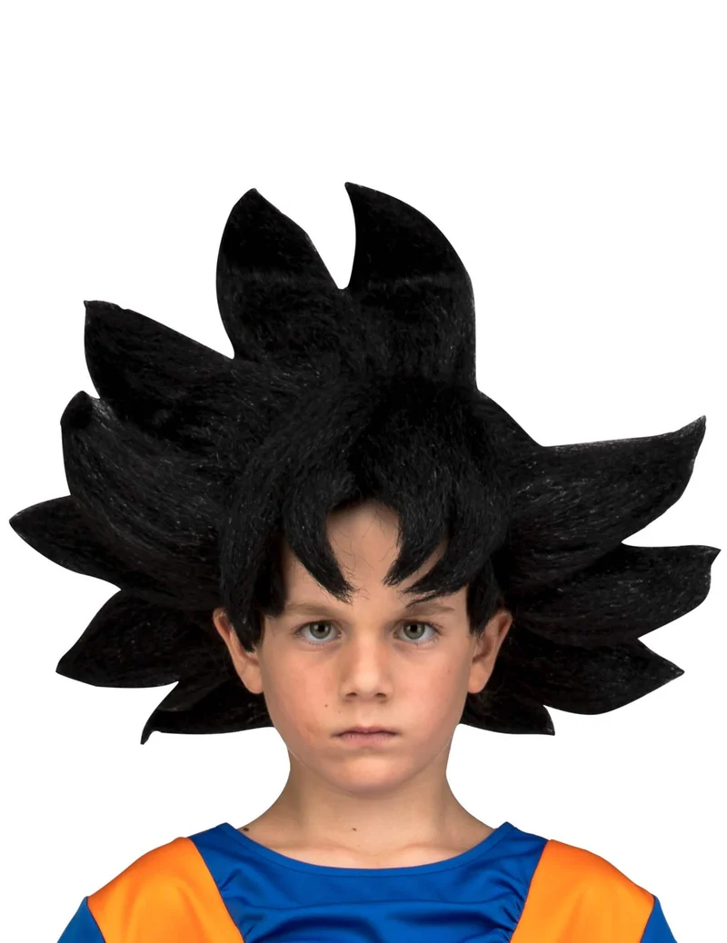 Goku™-Dragon Ball Perücke für Kinder schwarz