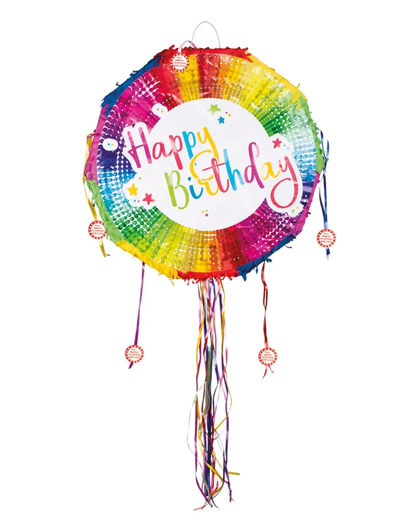 Piñata Happy Birthday 40 cm
