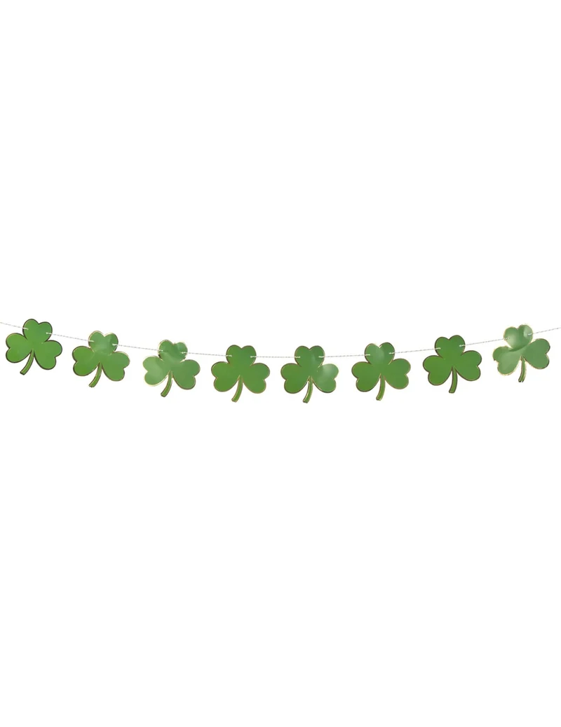 St. Patrick Kleeblattgirlande 2 m