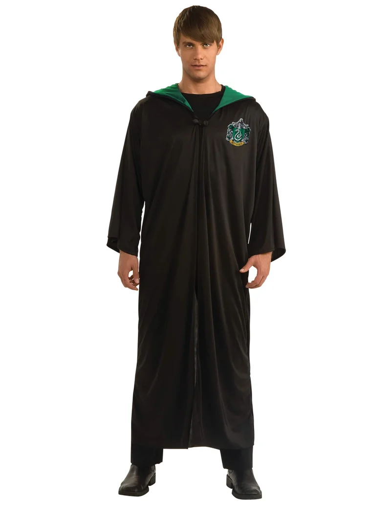 Slytherin™-Umhang Harry Potter™-Kostümzubehör Halloween schwarz-grün