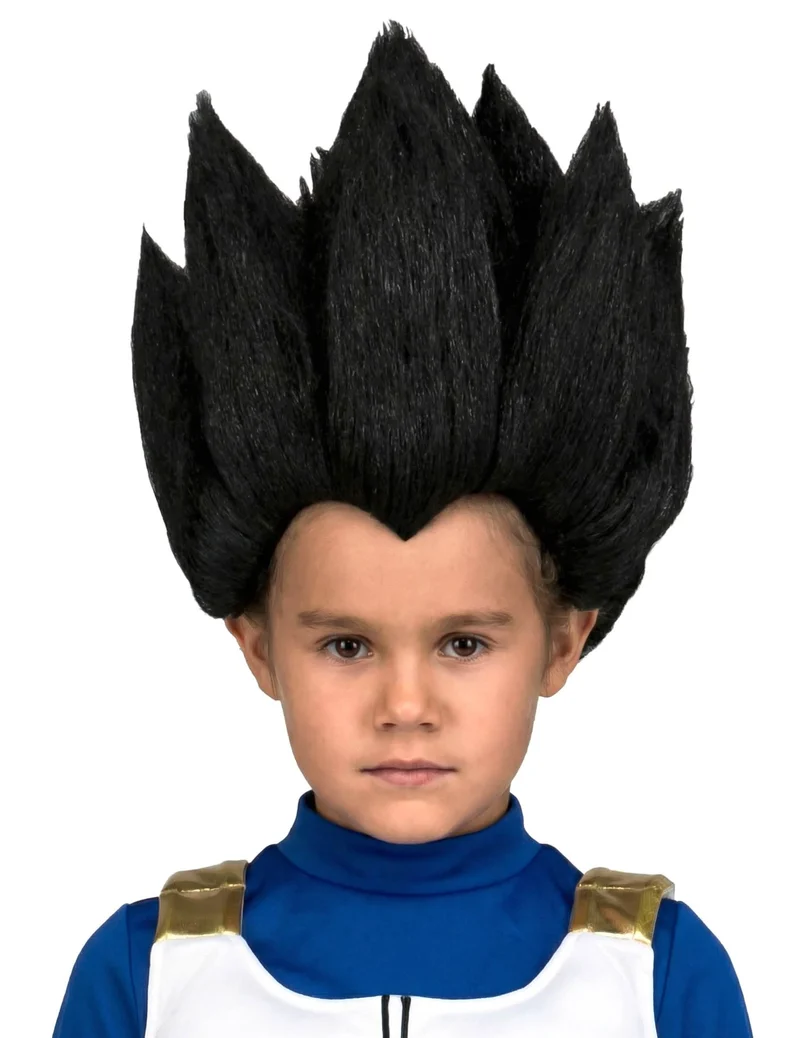 Dragon Ball Z™ Vegeta-Perücke für Kinder schwarz