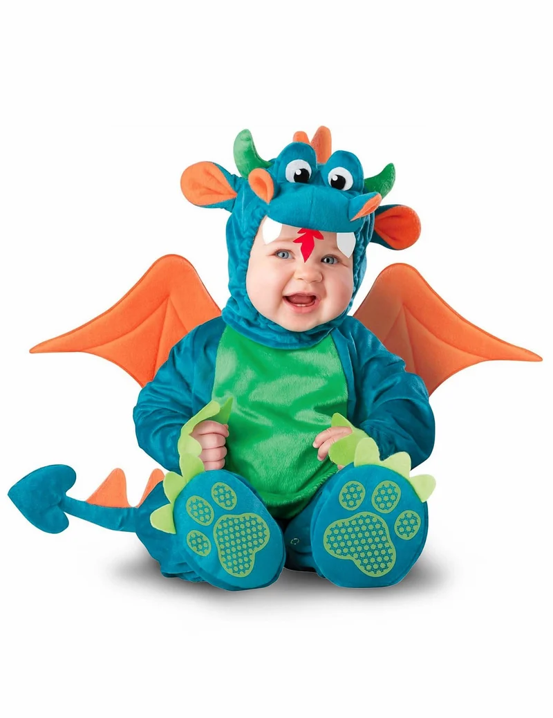 Deluxe Drachen-Kostüm für Babys