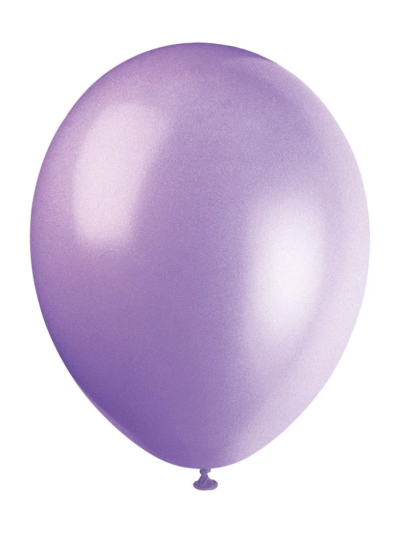 Fliederfarbene Ballons Glanz 30cm 10Stk