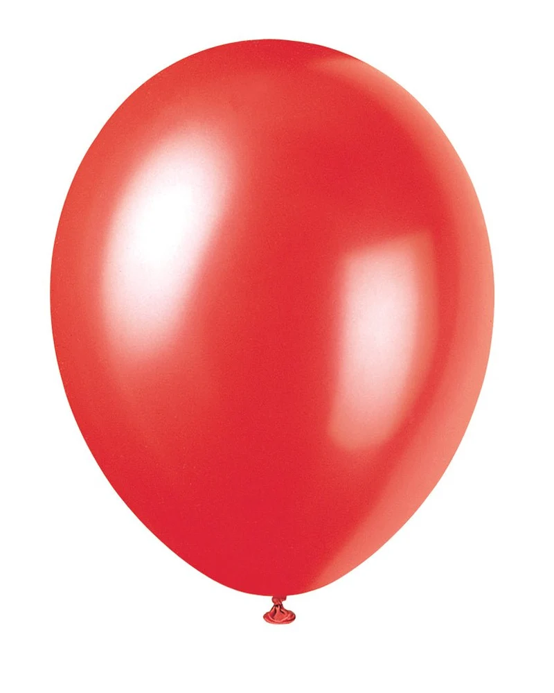 Rote Luftballons Glanz 30cm 10Stk
