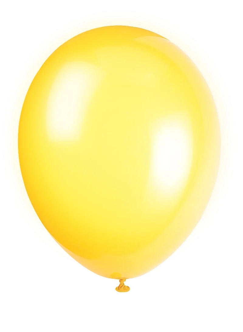 Gelbe Luftballons Zitrone 30cm 10Stk