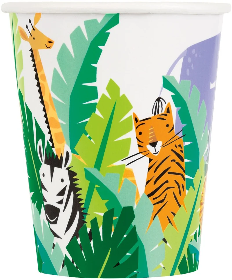 Safari Becher Papier 266ml 8Stk