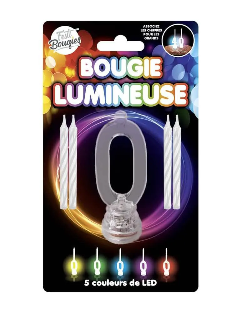 LED-Lichtkerzen Nummer 0