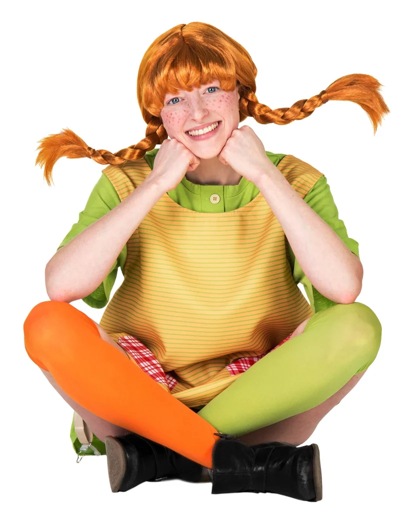 Damenperücke Pippi Langstrumpf™