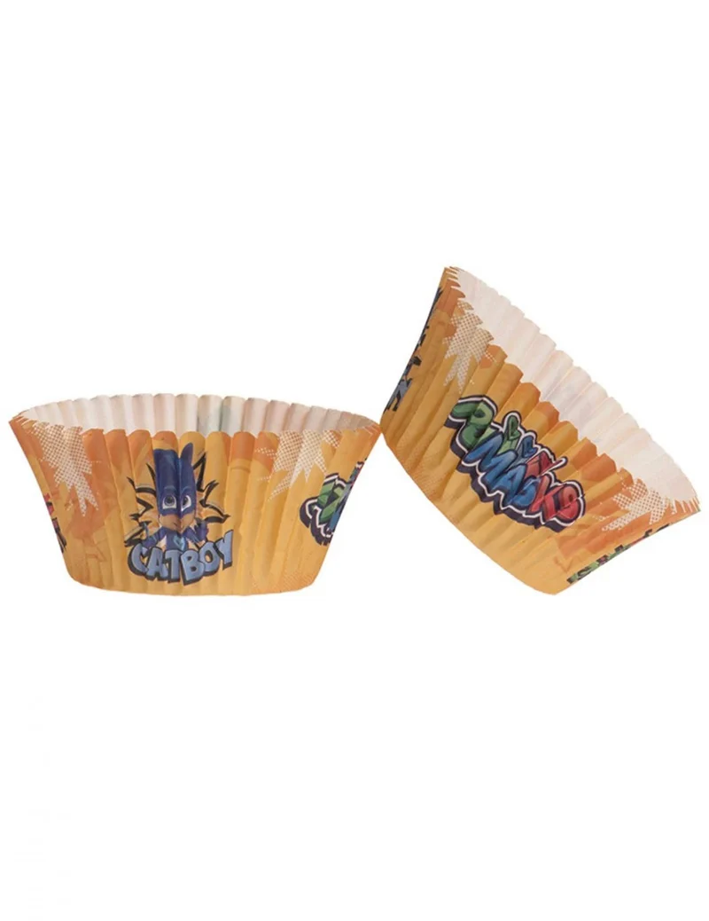 PJ Masks™-Cupcake-Förmchen Backzubehör 25 Stück bunt 5 x 3 cm